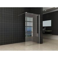 Inloopdouche Met Muurprofiel 100X200 cm En 10 mm Nano Anti Kalk Glas Aqua Splash - thumbnail