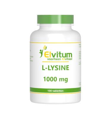 Elvitum L-Lysine 1000mg Tabletten Elvitum L-Lysine 1000mg Tabletten
