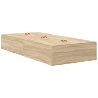 Bedframe Sonoma eiken 190 x 90 x 31.5 cm Bewerkt hout - thumbnail