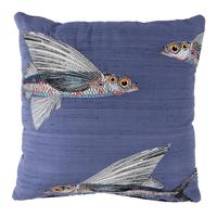 MOOOI Embroidered Flying Coral Fish Blue - thumbnail