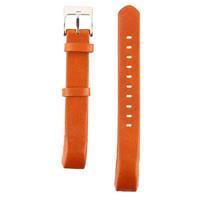 By Qubix - Lederen bandje Compatible met Fitbit Alta - Camel bruin - Compatible fitbit bandje - thumbnail