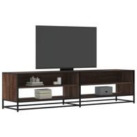 Tv-meubel 180,5x40x46 cm bewerkt hout bruin eikenkleurig - thumbnail