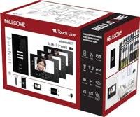 Bellcome Advanced 7 Video-Kit 3 Familie Complete set voor Video-deurintercom Kabelgebonden 20-delig Zwart - thumbnail