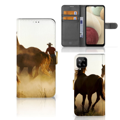 Samsung Galaxy A12 | Telefoonhoesje | Met pasjeshouder | Design Cowboy Samsung Galaxy A12 | Telefoonhoesje | Met pasjeshouder | Design Cowboy