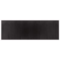 Vloerkleed rechthoekig 100x300 cm bamboe donkerbruin - thumbnail