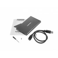 Natec RHINO GO USB 3.0-behuizing voor 2,5'' SATA HDD/SSD, zwart Aluminium - thumbnail