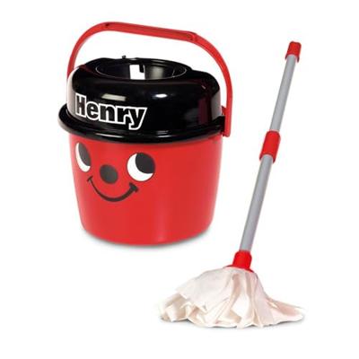 Basic Numatic little helper little henry mop en emmer rood