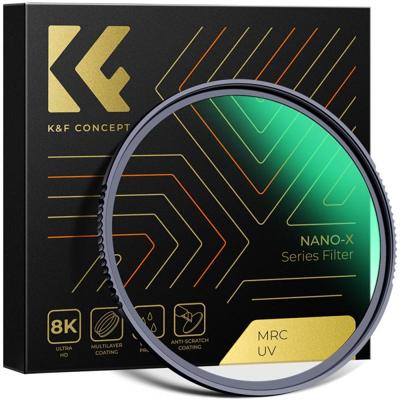 K&F Concept CPL Filter Nano X 82mm - circulair polarisatiefilter met waterafstotende coating
