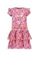 B.Nosy zomer jurk meisjes - rood/paars AOP - Delphi - thumbnail