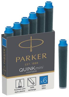 Inktpatroon parker quink mini voor esprit blauw