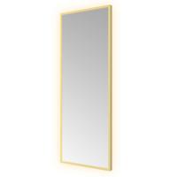 Hotbath &More Mirrors Square LED Badkamerspiegel - Rechthoek - 80 x 30 cm - Geborsteld Messing Pvd - thumbnail