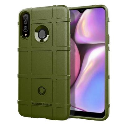 Volledige dekking schokbestendig TPU Case voor Galaxy A20s (Army Green)