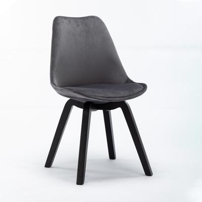 Artistiq Eetkamerstoel 'Jolie' Velvet, kleur Antraciet