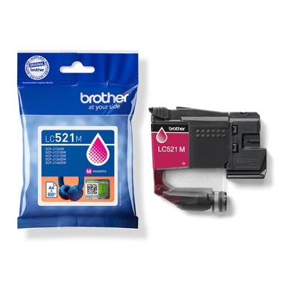 Brother LC-521M Cartridge Inkt Paars - thumbnail