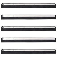 VidaXL Vloerwisserkoppen 5 st 45,5x2x5 cm staal en rubber - thumbnail