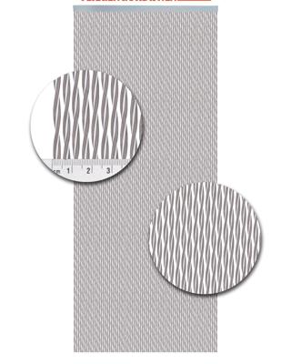 Vliegengordijn Kunststof Monza Wit-Taupe - 100cm x 240cm