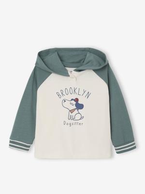 T-shirt met capuchon baby groen T-shirt met capuchon baby groen