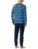 Schiesser Schiesser Heren Pyjama Long darkblue 183124 58/3XL - thumbnail
