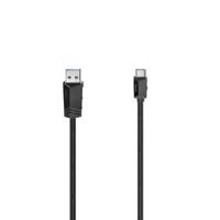 Hama USB-C-kabel, USB 2.0, 480 Mbit/s, 1,50 m Kabel Zwart - thumbnail