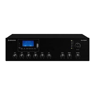 Monacor PA-812DAP PA-versterker 120 W 1-kanaals 1 zone