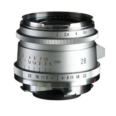 Voigtländer Ultron 28mm F/2 ASPH Type II Leica M Mount zilver