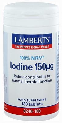 Lamberts Jodium 150mcg (iodine) 180 Tabletten