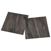 Vloerplanken zelfklevend 55 st 5,11 m PVC donkergrijs - thumbnail