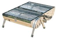 RVS Houtskool Barbecue - Gemakkelijk mee te nemen - thumbnail