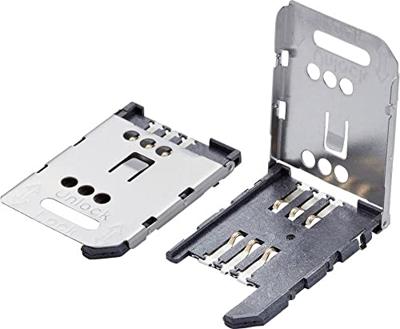 Molex 473882001 SIM-kaartsleuf Totaal aantal polen: 6 Rastermaat: 2.54 mm Inhoud: 800 stuk(s) Tape on Full reel