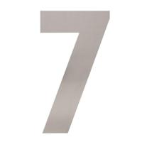 Intersteel | Huisnummer 7 | XXL Hoogte 50cm | RVS Geborsteld - thumbnail
