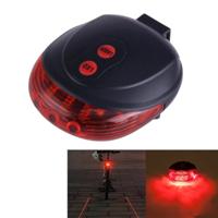 Fiets LED Light Laser nacht Mountain Bike staart licht achterlicht MTB veiligheid waarschuwing fiets achter licht Lamp Bycycle Light(Red) - thumbnail