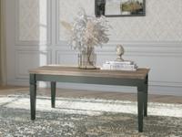 Salontafel EVOCO 110 cm ribbec eik/groen - thumbnail