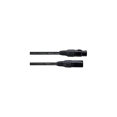 Cordial EM 1,5 FM XLR Verbindingskabel [1x XLR-bus 3-polig - 1x XLR-stekker 3-polig] Zwart