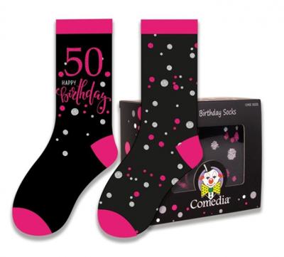 Kadosokken 50 Jaar Pink