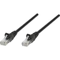Intellinet 342070 RJ45 Netwerkkabel, patchkabel CAT 6 U/UTP 3.00 m Zwart 1 stuk(s) - thumbnail