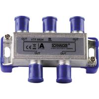 Schwaiger VTF8824 kabel-tv-verdeler 4-voudig 5-1000MHz - thumbnail