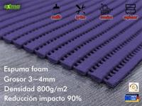 Tapijt Exma Aqua-Mat Basic Marineblauw PVC 65 cm x 15 m - thumbnail