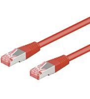 Goobay 68282 CAT 6 verbindingskabel, S/FTP (PiMF), rood, 7,5 m kabellengte - thumbnail