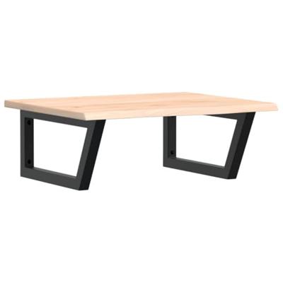 Badkamer wandschap staal en massief eikenhout