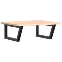 Badkamer wandschap staal en massief eikenhout - thumbnail