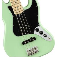 Fender American Performer Jazz Bass Satin Surf Green MN - thumbnail