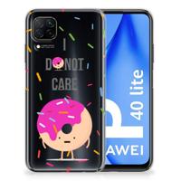 Huawei P40 Lite | Siliconen Case | Donut Roze - thumbnail