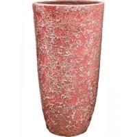 Lava Relic pink partner hoge bloempot 55x105 cm - thumbnail