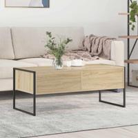 Salontafel met lade Sonoma 100 x 46 x 40 cm Bewerkt hout - thumbnail