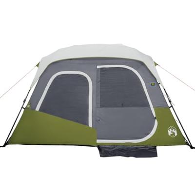 VidaXL Tent met led 6-persoons snelontgrendeling lichtgroen VidaXL Tent met led 6-persoons snelontgrendeling lichtgroen