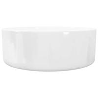 Wastafel rond wit 40x15 cm keramiek - thumbnail