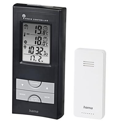 Hama elektronisch weerstation ews-165 zwart