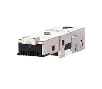 Metz Connect 1401400810-I E-DAT Industry RJ45 1401400810-I Stekker, recht Aantal polen (sensoren) 8P8C Zilver 1 stuk(s)