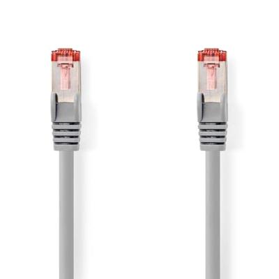 Nedis CAT6 Netwerkkabel | RJ45 Male | RJ45 Male | S/FTP | 30.0 m | Rond | LSZH | Grijs | Label - CCGL85221GY300