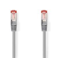 Nedis CAT6 Netwerkkabel | RJ45 Male | RJ45 Male | S/FTP | 30.0 m | Rond | LSZH | Grijs | Label - CCGL85221GY300 - thumbnail